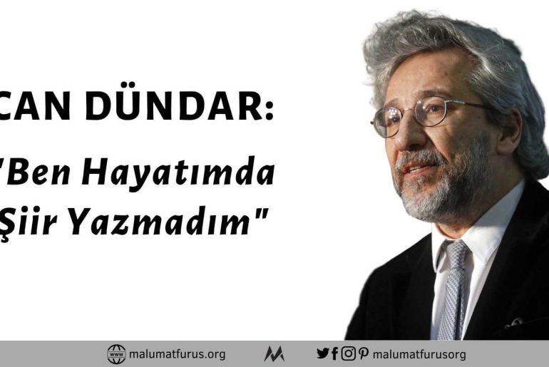 Can Dündar Ben Hayatımda Şiir Yazmadım