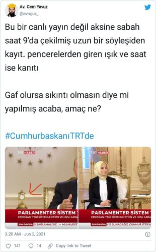 canlı değil bant yayını