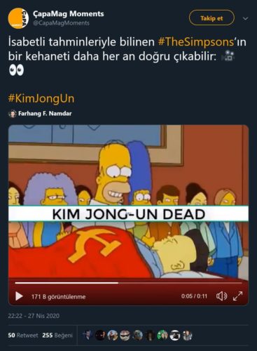 simpsonlar kim jong-un