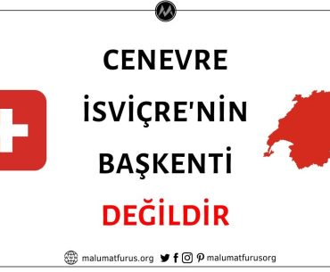 İsviçre'nin Başkentinin Cenevre Olduğu İddiası Doğru Değil