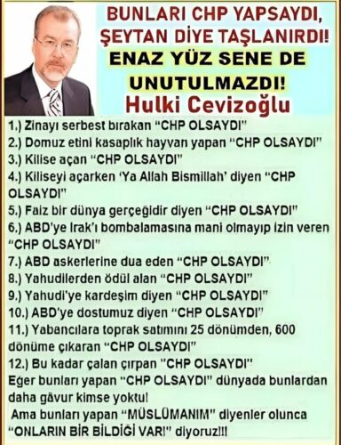 chp olsaydi