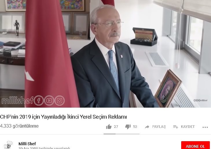 Ahmet Hakan'ın CHP Lideri Kemal Kılıçdaroğlu'nun Seçim Reklam Filmi Hakkında Köşe Yazısı