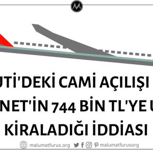 Cibuti'deki Cami Açılışına Katılmak İçin Diyanet Heyetinin Uçak Kiralama Masrafının 744 Bin TL Olduğu İddiası Doğrulanamıyor