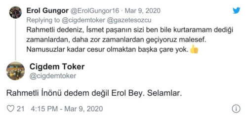 çiğdem toker ismet inönü