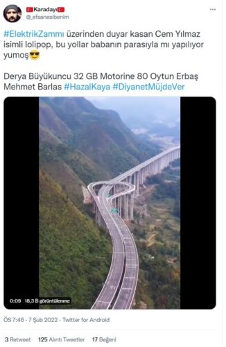 cin daglik yol