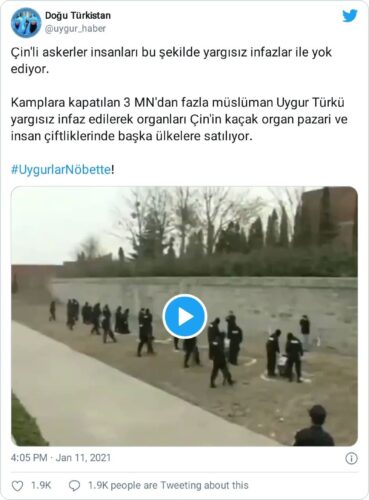 çin doğu türkistan infazı