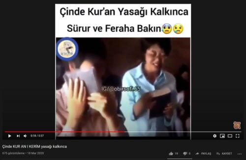 Çin'de Kuran yasağı