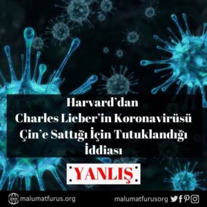 Çin'e koronavirüs satan