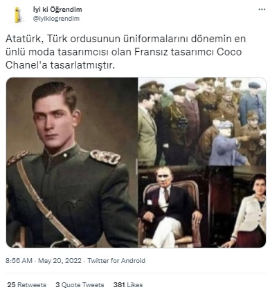 coco chanel ordu tasarim