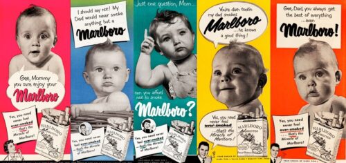 çocuklu sigara reklamı