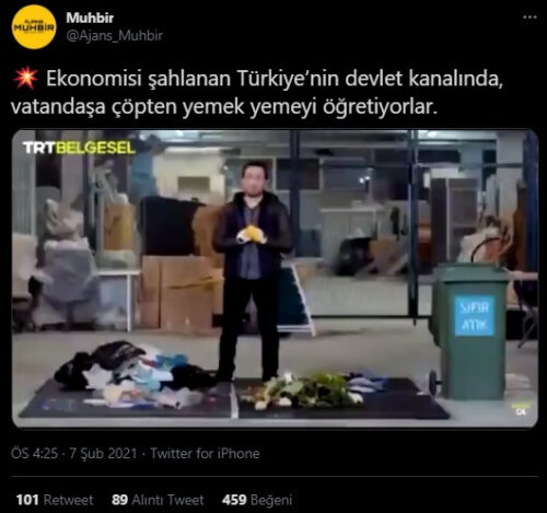 çöpten yemek toplama eğitimi