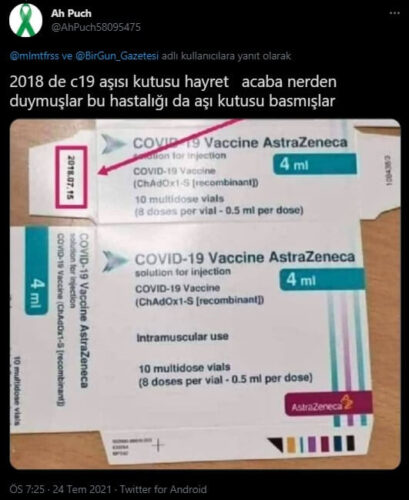 covid19 aşı kutusu