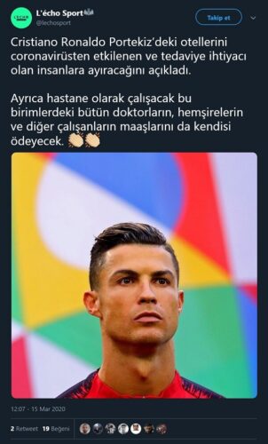 cristiano ronaldo otel