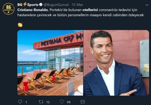 cristiano ronaldo otelleri