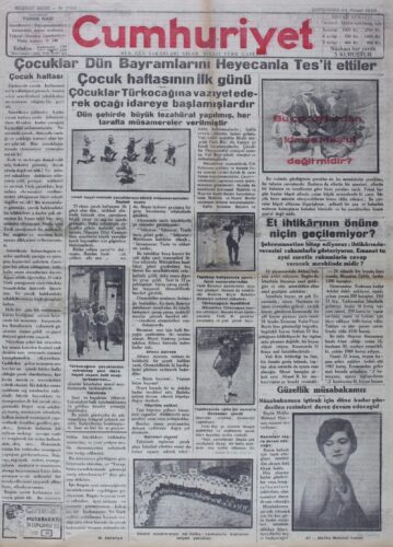 cumhuriyet 24 nisan 1929