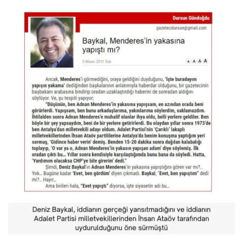 deniz baykal ihsan ataöv