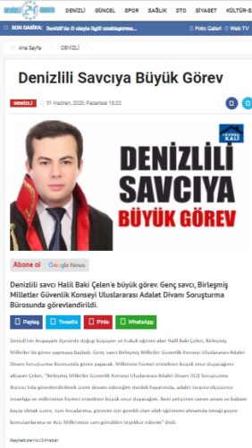 denizlili savcıya büyük görev