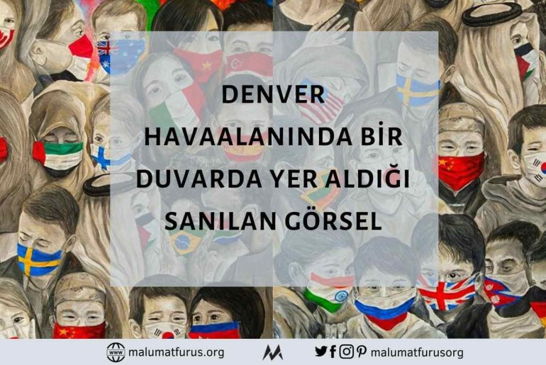 denver havaalanı duvarındaki görsel