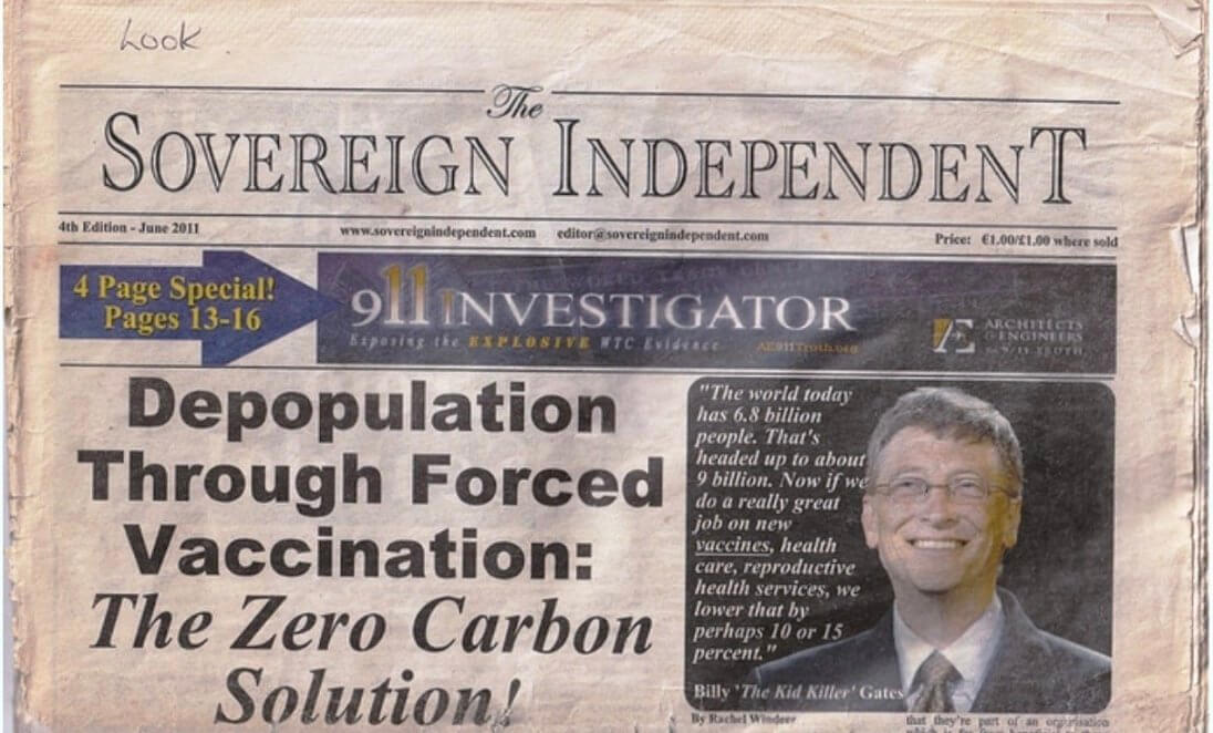 depopulation through forced vaccination
