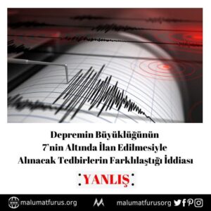 deprem yedinin altında ilan