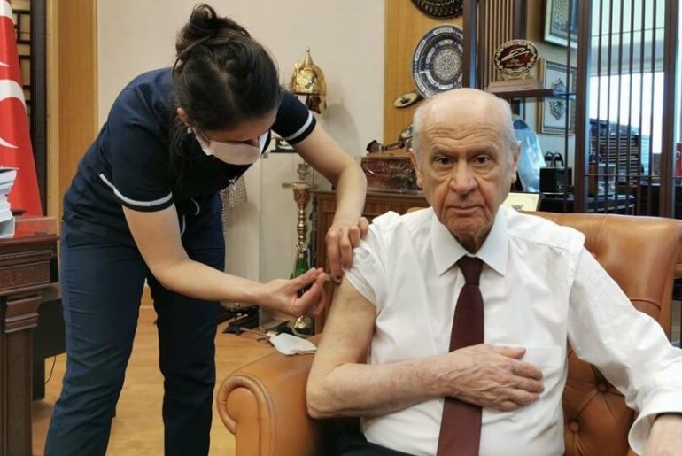 devlet bahçeli aşı