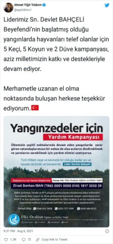 devlet bahçeli virgül