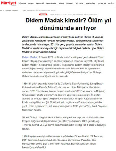 didem madak kimdir özgeçmiş