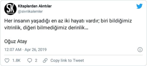 diğeri bilmediğimiz vitrinlik