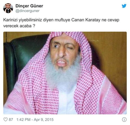 erkek karısını yiyebilir