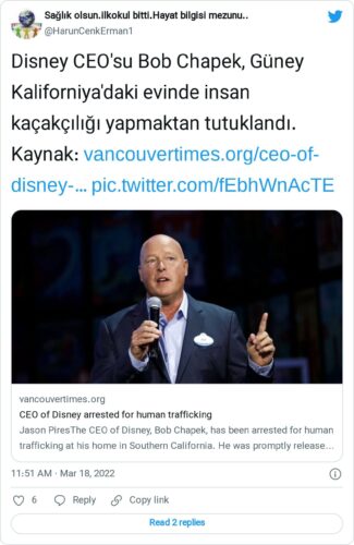 disney ceosu bob chapek tutuklandi