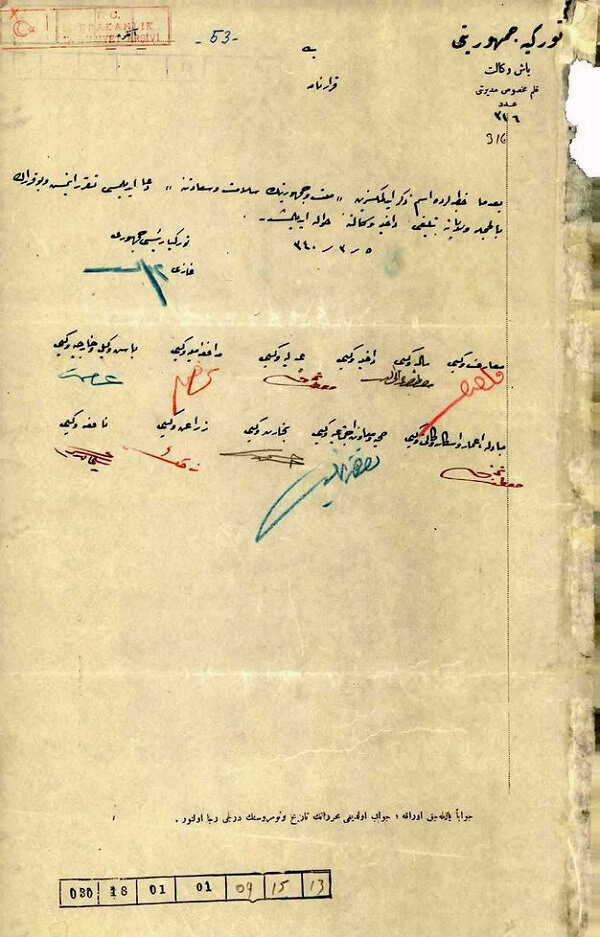 diyanet hutbe bakanlar kurulu kararnamesi 1924
