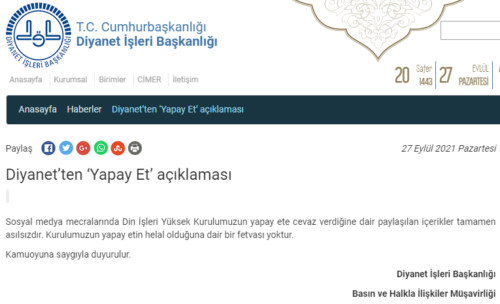 diyanet yapay et fetvası