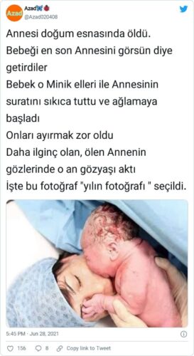 dogumda ölen bebek