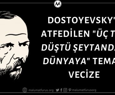 "Şeytan Uyuyakaldı Bir Gün. Rüzgar Sert Esti. Üç Tüy Düştü Şeytandan Dünyaya. Biri Paraya Yapıştı, Diğeri Mevkiye, Öteki De İhtirasa. Ve O Günden Sonra Hiçbir İş Yapmadı Şeytan." Sözünün Dostoyevsky'e Ait Olduğu İddiası Asılsız