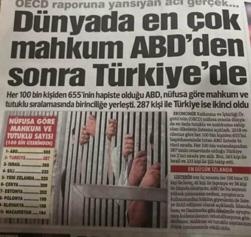 dunyada en cok mahkum abdden sonra turkiyede