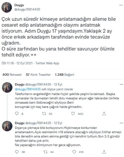 duygu tecavüz iddiası