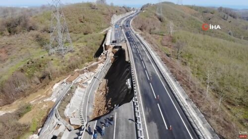 duzce zonguldak karayolu coktu