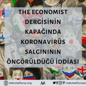 The Economist Dergisinin Kapağında İnsanların Bayrak Desenli Maske Taktığı Görselin Yer Aldığı İddiası Doğru Değil