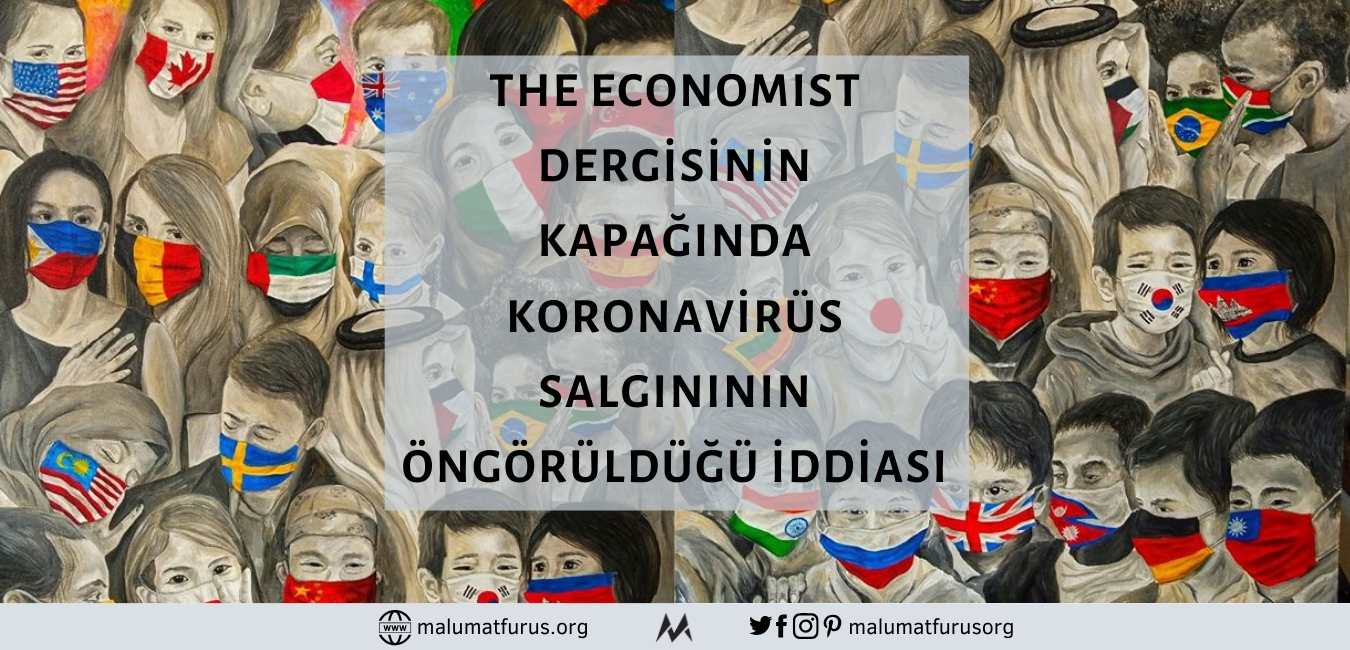 The Economist Dergisinin Kapağında İnsanların Bayrak Desenli Maske Taktığı Görselin Yer Aldığı İddiası Doğru Değil