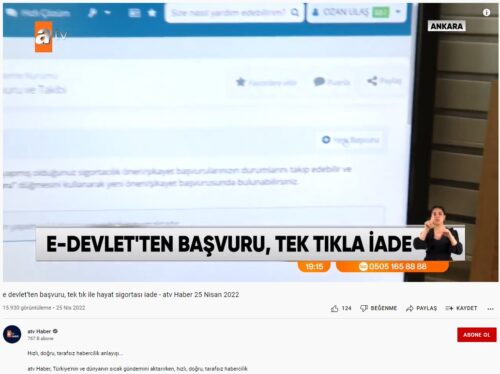 edevletten basvuru tek tikla iade