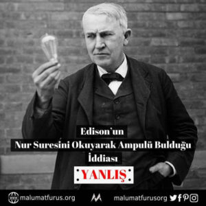 edison nur suresi ampul