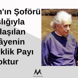 Einstein'ın Şoförü Başlığıyla Paylaşılan Hikâyenin Gerçeklik Payı Bulunmamaktadır