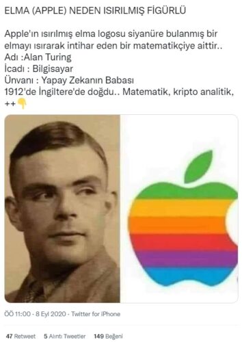 elma apple alan turing