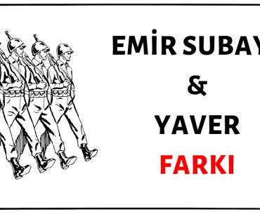 Cumhurbaşkanı’nın yaveri, Genelkurmay Başkanı ve bazı kuvvet komutanlarının emir subayı olur. Yaverlik sistemi sadece Cumhurbaşkanlığında bulunur. Genelkurmay başkanının yaveri bulunmaz.