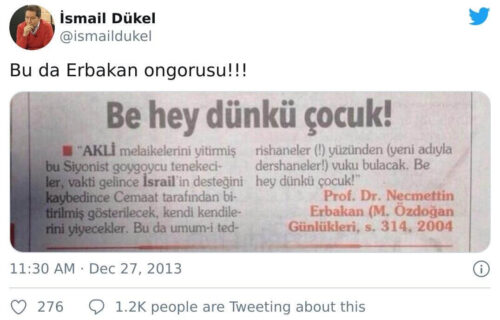 erbakan öngörüsü be hey dünkü çocuk