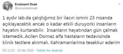 ercüment ovalı dornaz alfa