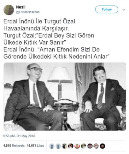 erdal inonu turgut ozal kitlik