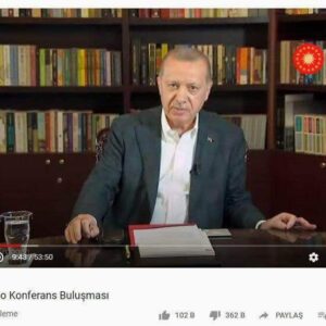 erdoğan youtube yayını dislike