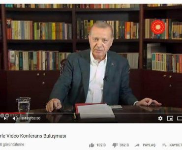 erdoğan youtube yayını dislike