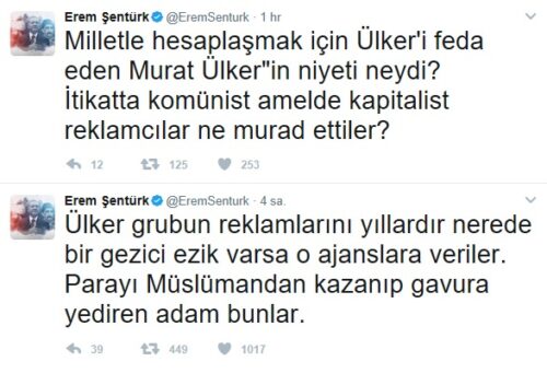 erem şentürk ülker reklamı tepkisi